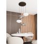 Emibig Coco 13764PREM lampa wisząca 4x15 W biała-czarna zdj.3