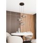 Emibig Coco 13773PREM lampa wisząca 3x15 W czarna-grafitowa zdj.3
