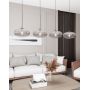Emibig Coco 13774 lampa wisząca 4x15 W czarna-grafitowa zdj.8