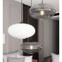 Emibig Coco 13783PREM lampa wisząca 3x15 W biała-czarna-grafitowa zdj.5