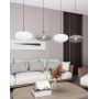 Emibig Coco 13784 lampa wisząca 4x15 W biała-czarna-grafitowa zdj.4