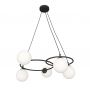 Emibig Libra 13795 lampa wisząca 5x10 W biała-czarna zdj.3
