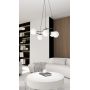 Emibig Libra 13795 lampa wisząca 5x10 W biała-czarna zdj.5