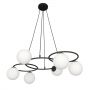 Emibig Libra 13796 lampa wisząca 6x10 W biała-czarna zdj.3