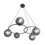 Emibig Libra 13805 lampa wisząca 5x10 W czarna-grafitowa zdj.1