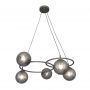 Emibig Libra 13805 lampa wisząca 5x10 W czarna-grafitowa zdj.3
