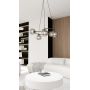 Emibig Libra 13805 lampa wisząca 5x10 W czarna-grafitowa zdj.4