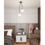 Emibig Atria 13832 lampa podsufitowa 2x10 W biała-czarna zdj.6