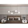 Emibig Atria 13834 lampa wisząca 4x10 W biała-czarna zdj.6