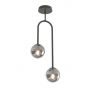 Emibig Atria 13842 lampa podsufitowa 2x10 W czarna-grafitowa zdj.1