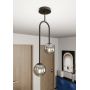 Emibig Atria 13842 lampa podsufitowa 2x10 W czarna-grafitowa zdj.3