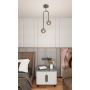 Emibig Atria 13842 lampa podsufitowa 2x10 W czarna-grafitowa zdj.6