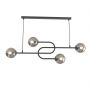 Emibig Atria 13844 lampa wisząca 4x10 W czarna-grafitowa zdj.1
