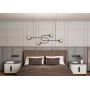 Emibig Atria 13844 lampa wisząca 4x10 W czarna-grafitowa zdj.6