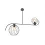 Emibig Echo 13852 lampa podsufitowa 2x15 W czarna zdj.1