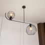 Emibig Echo 13852 lampa podsufitowa 2x15 W czarna zdj.5