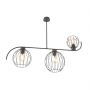 Emibig Echo 13853 lampa podsufitowa 3x15 W czarna zdj.1