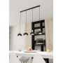 Emibig Moto 13864 lampa wisząca 4x15 W czarna-złota zdj.3
