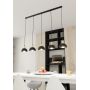 Emibig Moto 13865 lampa wisząca 5x15 W czarna-złota zdj.3