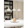 Emibig Moto 13873 lampa wisząca 3x15 W biała-złota zdj.4
