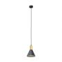 Emibig Rosa 13881 lampa wisząca 1x10 W czarna-złota zdj.1
