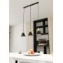 Emibig Rosa 13883 lampa wisząca 3x10 W czarna-złota zdj.3