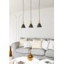 Emibig Rosa 13883 lampa wisząca 3x10 W czarna-złota zdj.5