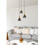 Emibig Rosa 13883PREM lampa wisząca 3x10 W czarna-złota zdj.5