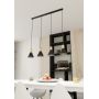 Emibig Rosa 13884 lampa wisząca 4x10 W czarna-złota zdj.3