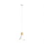 Emibig Rosa 13891 lampa wisząca 1x10 W biała zdj.1