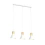 Emibig Rosa 13893 lampa wisząca 3x10 W biała zdj.1