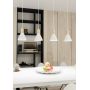 Emibig Rosa 13894 lampa wisząca 4x10 W biała-złota zdj.4