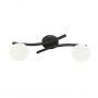 Emibig Opus 13902 lampa podsufitowa 2x10 W biała-czarna zdj.1