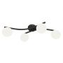 Emibig Opus 13904 lampa podsufitowa 4x10 W biała-czarna zdj.1