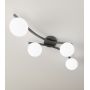 Emibig Opus 13904 lampa podsufitowa 4x10 W biała-czarna zdj.6