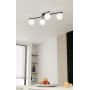 Emibig Opus 13904 lampa podsufitowa 4x10 W biała-czarna zdj.7