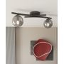 Emibig Opus 13912 lampa podsufitowa 2x10 W biała-grafitowa zdj.4