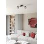 Emibig Opus 13912 lampa podsufitowa 2x10 W biała-grafitowa zdj.5