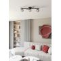 Emibig Opus 13913 lampa podsufitowa 3x10 W czarna-grafitowa zdj.4