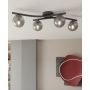 Emibig Opus 13914 lampa podsufitowa 4x10 W czarna-grafitowa zdj.5