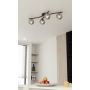 Emibig Opus 13914 lampa podsufitowa 4x10 W czarna-grafitowa zdj.7