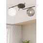 Emibig Vespa 13972 lampa podsufitowa 2x10 W biała-czarna-grafitowa zdj.2