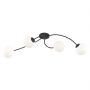 Emibig Vibra 13984 lampa podsufitowa 4x10 W biała-czarna zdj.1