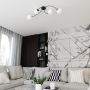 Emibig Vibra 13984 lampa podsufitowa 4x10 W biała-czarna zdj.7