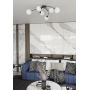 Emibig Vibra 13986 lampa podsufitowa 6x10 W biała-czarna zdj.3