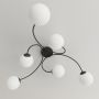 Emibig Vibra 13986 lampa podsufitowa 6x10 W biała-czarna zdj.4