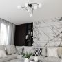 Emibig Vibra 13986 lampa podsufitowa 6x10 W biała-czarna zdj.6
