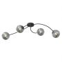 Emibig Vibra 13994 lampa podsufitowa 4x10 W czarna-grafitowa zdj.1