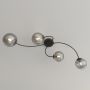 Emibig Vibra 13994 lampa podsufitowa 4x10 W czarna-grafitowa zdj.6