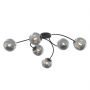 Emibig Vibra 13996 lampa podsufitowa 6x10 W czarna-grafitowa zdj.1
